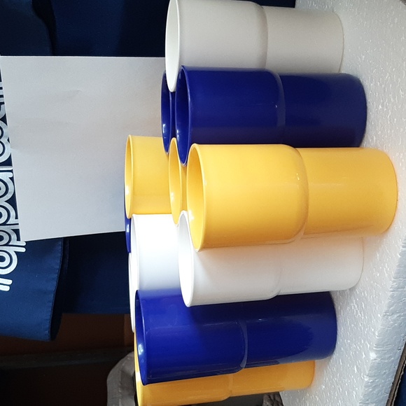 Tupperware Double Tumbler Set 12oz and 18oz Cups 12 Tumblers Total NWOT - Picture 12 of 16